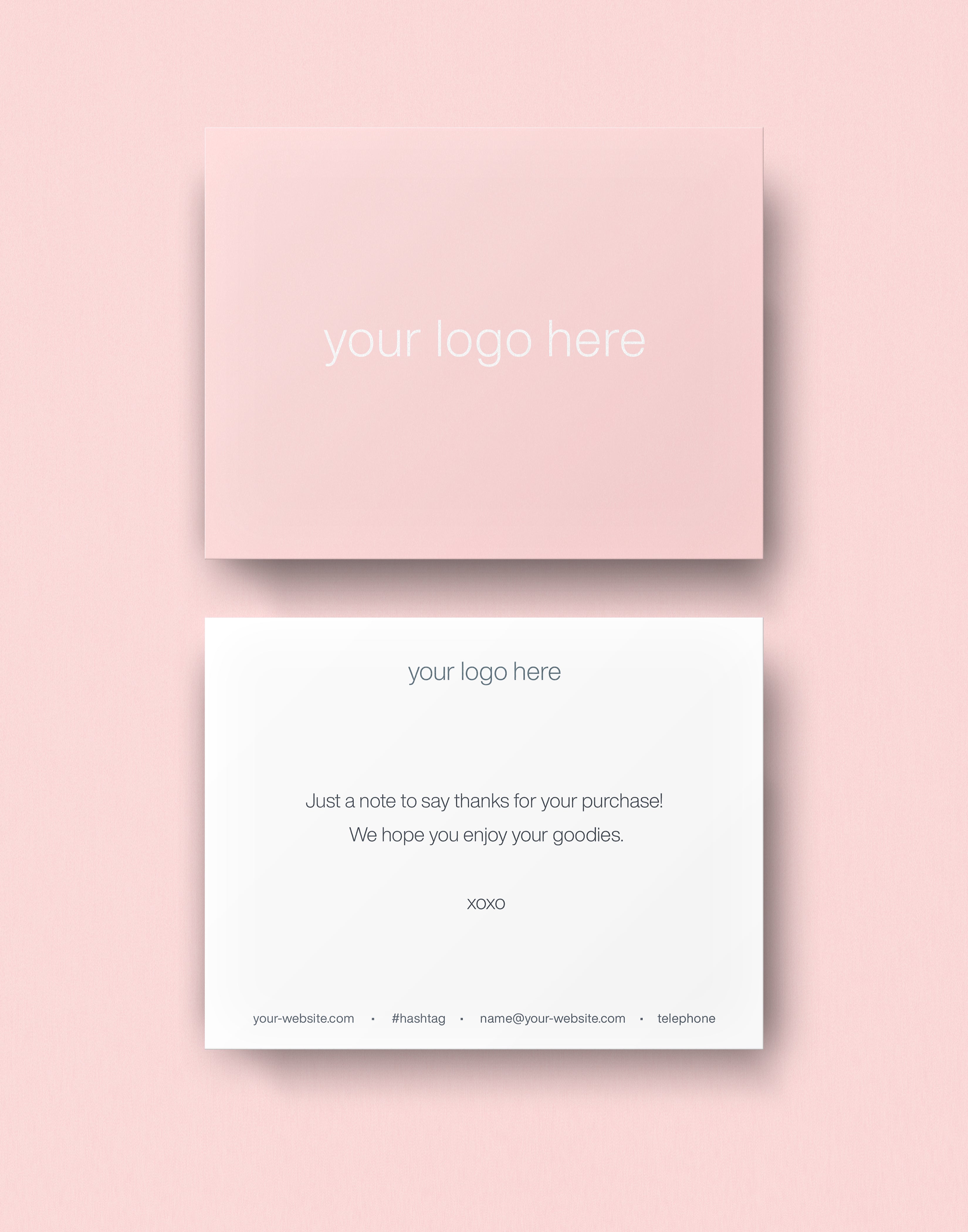 Logo Cards (Semi-Custom Collection)