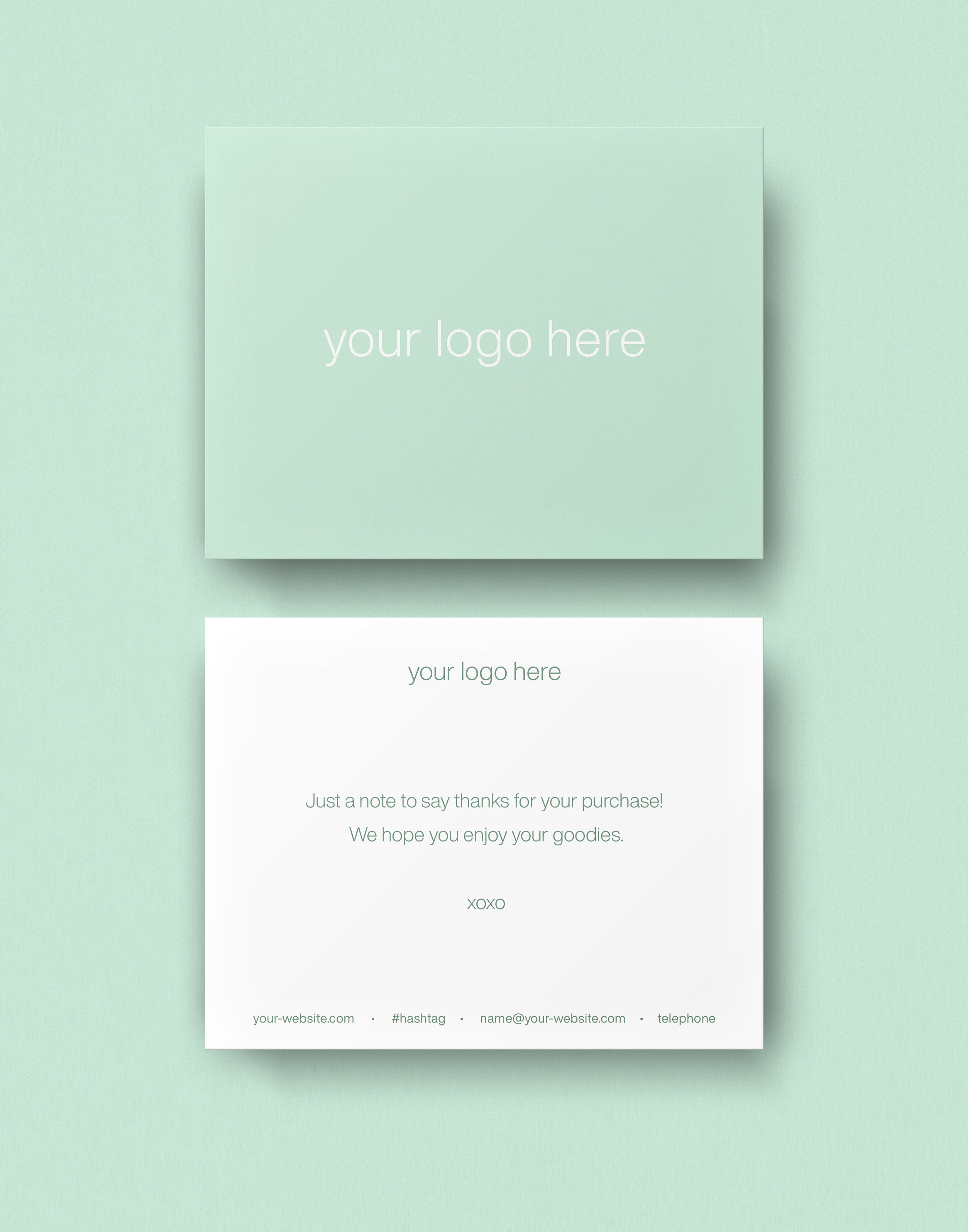 Logo Cards (Semi-Custom Collection)