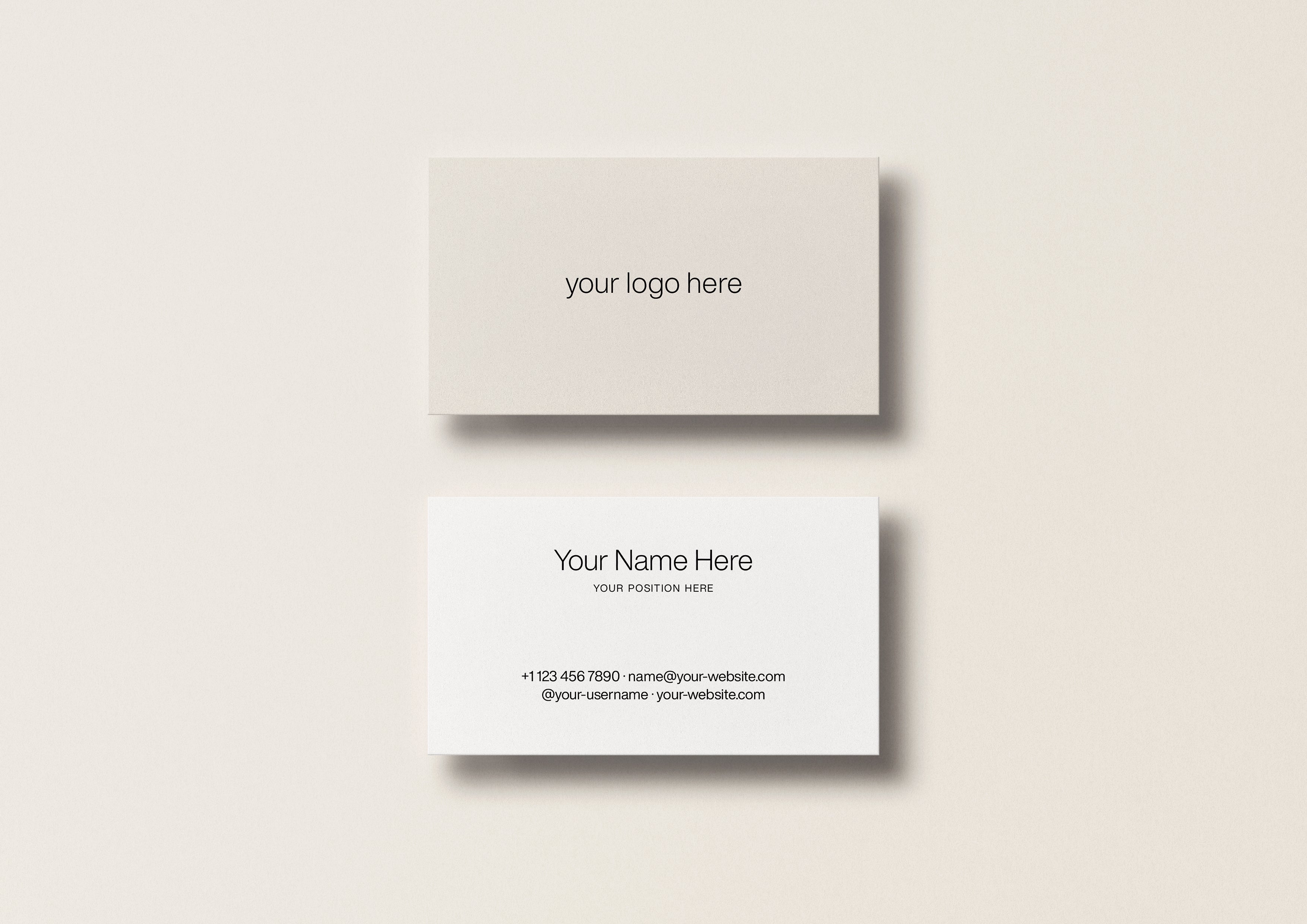 Business Cards: Standard (Semi-Custom Collection)